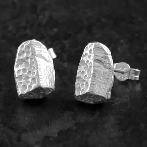 Bachwen Silver Stud Earrings - Small by Silverfish