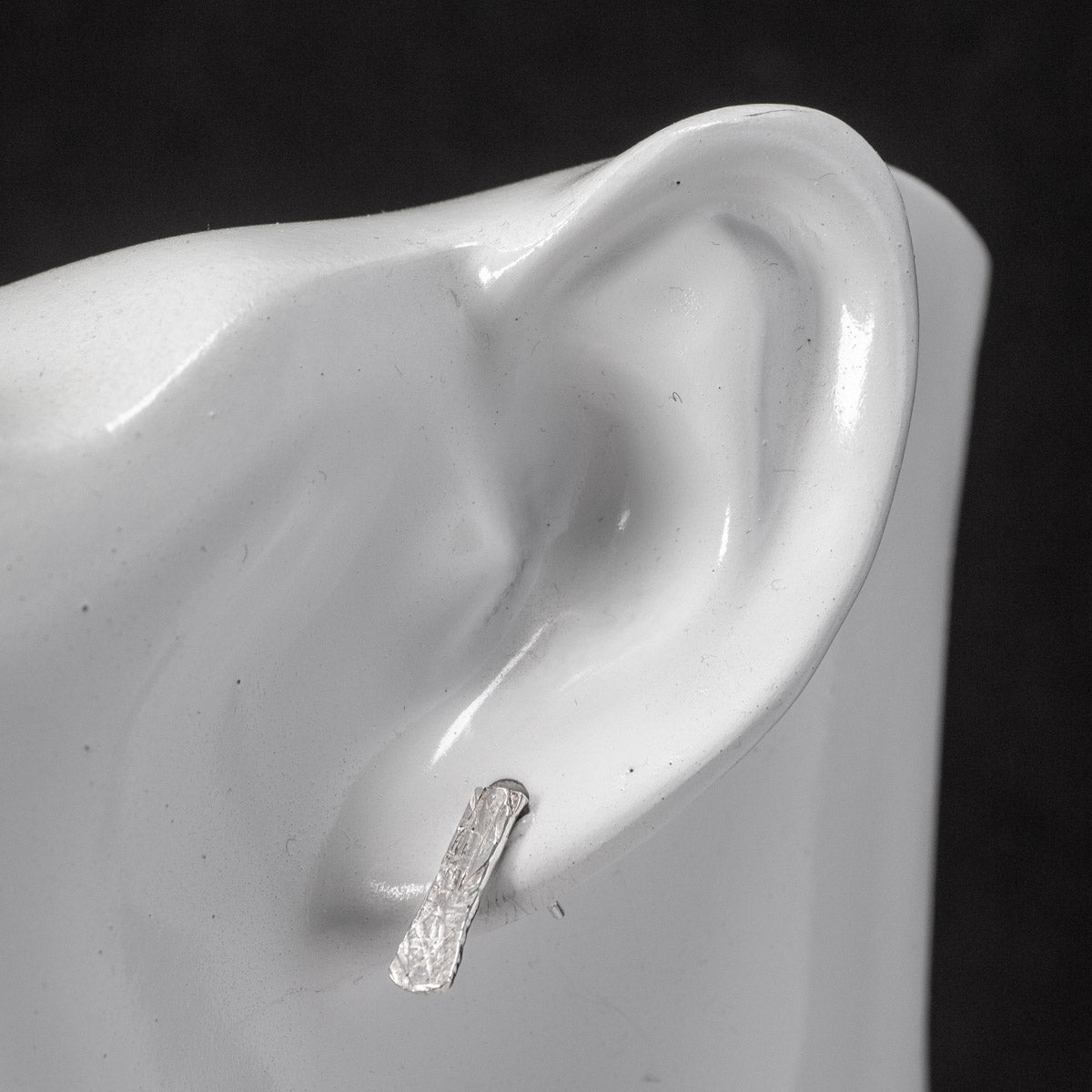 Randoms Silver Stud Earrings 008 by Silverfish