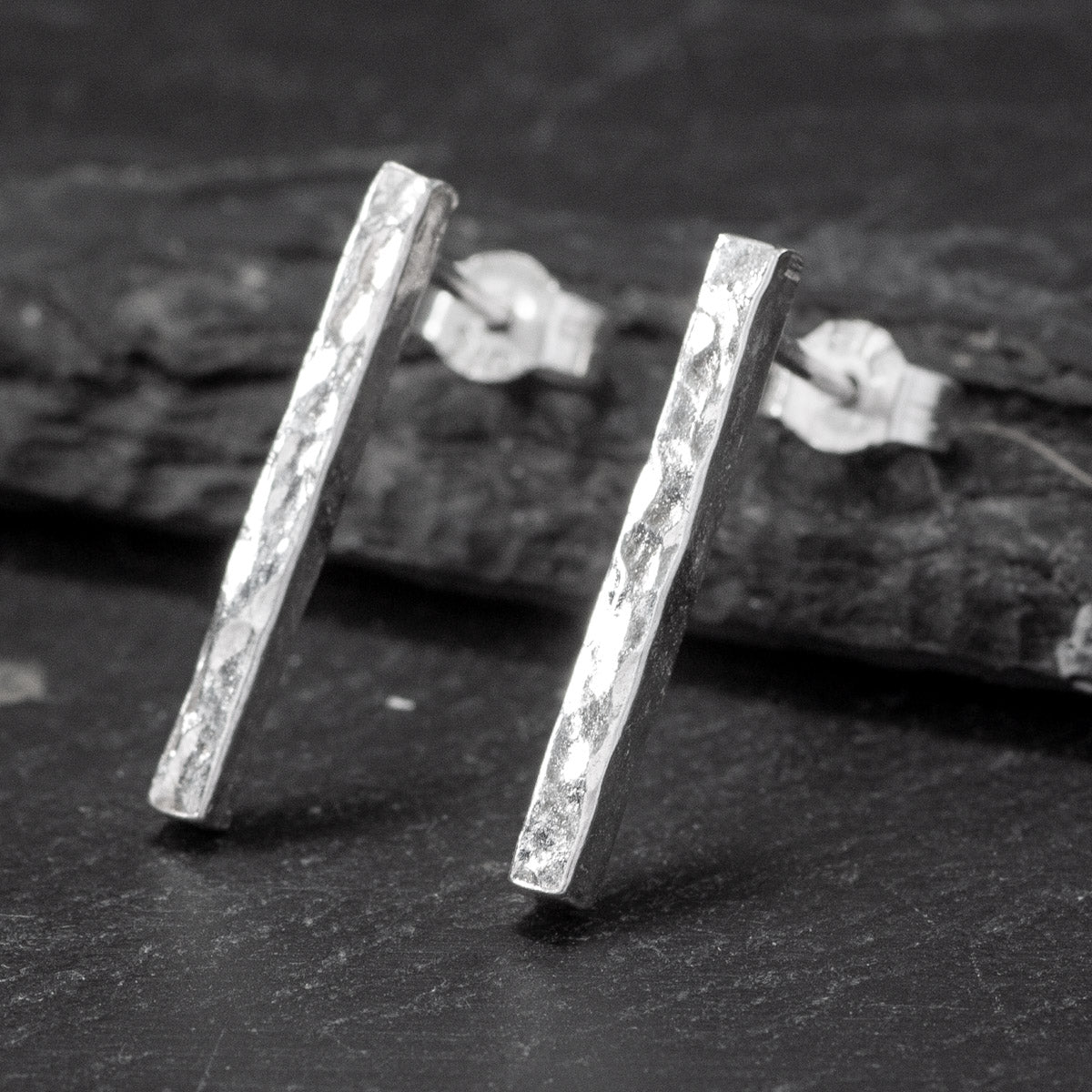 Randoms Silver Stud Earrings 013 by Silverfish