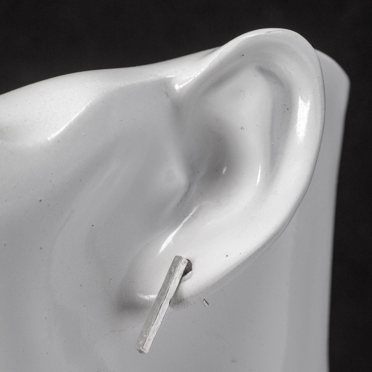 Randoms Silver Stud Earrings 013 by Silverfish