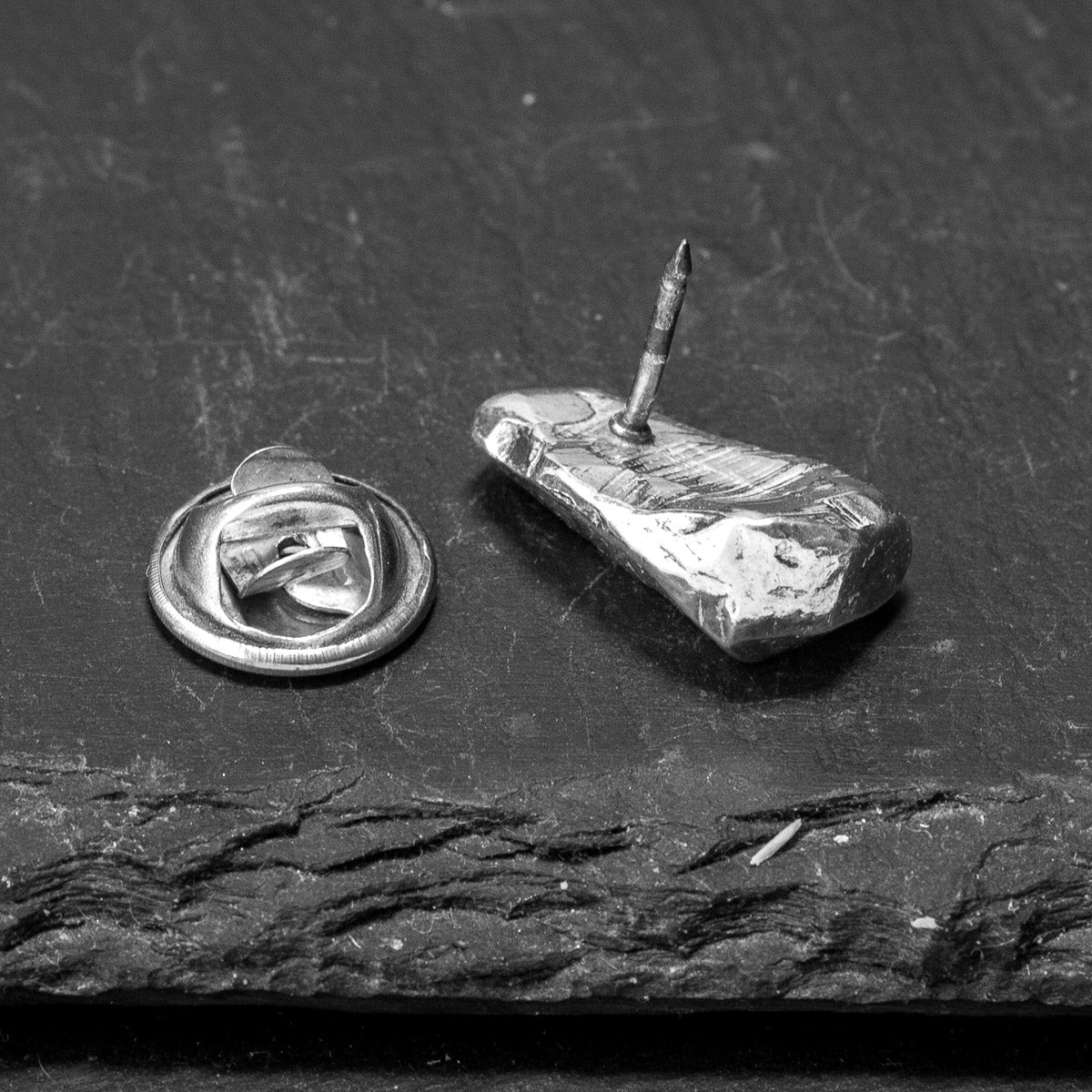 Bachwen Silver Pin Brooch by Silverfish