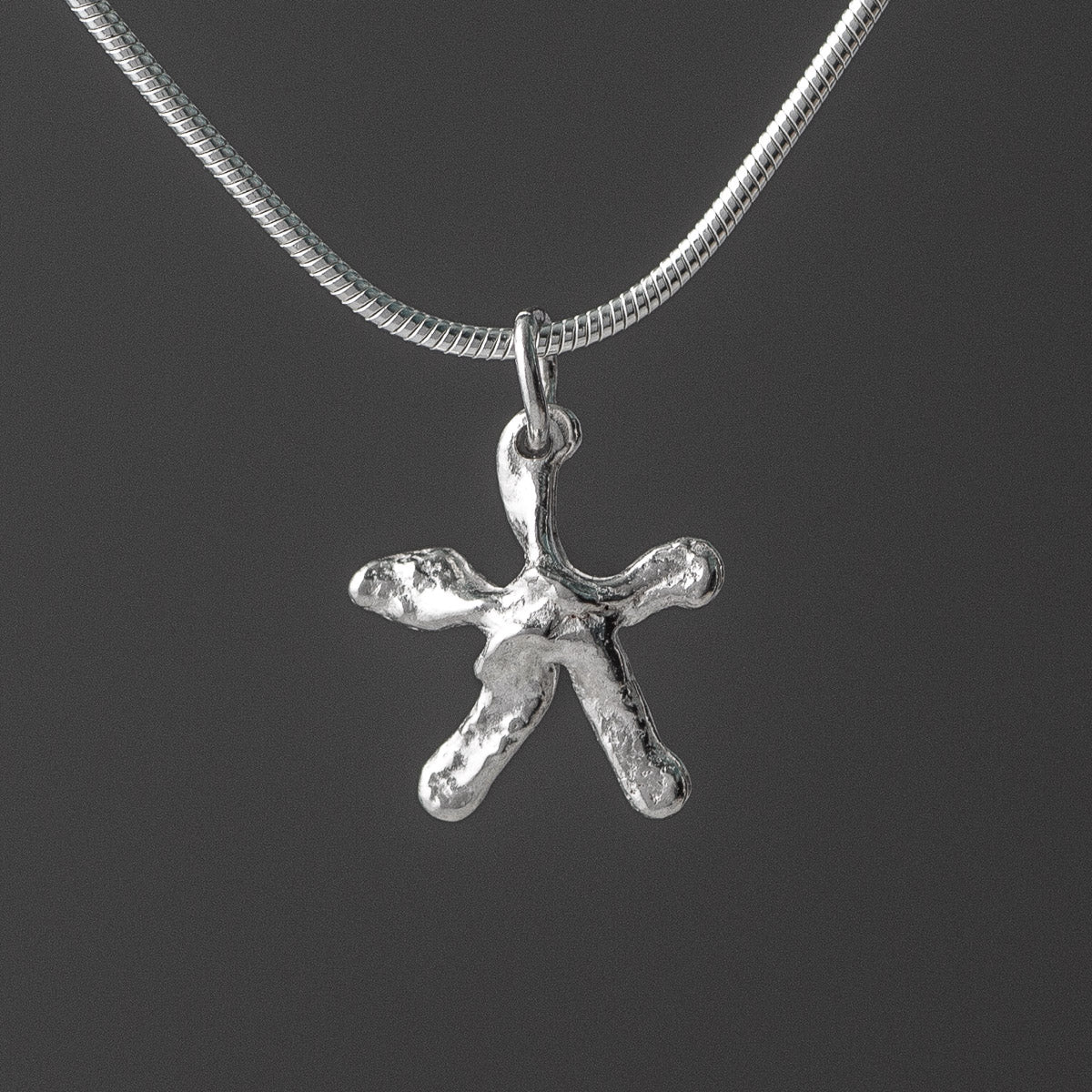 Starfish Pendant - Silver by Silverfish