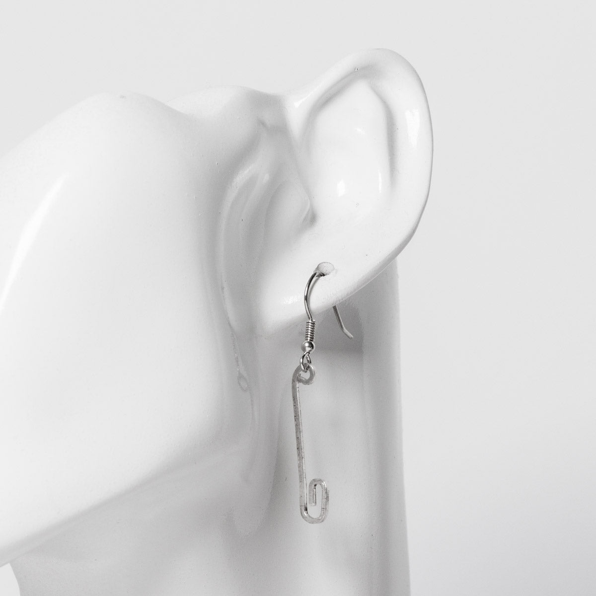 Randoms Silver Drop Earrings 002 by Silverfish