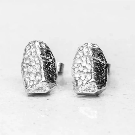 Bachwen Silver Stud Earrings - Small by Silverfish