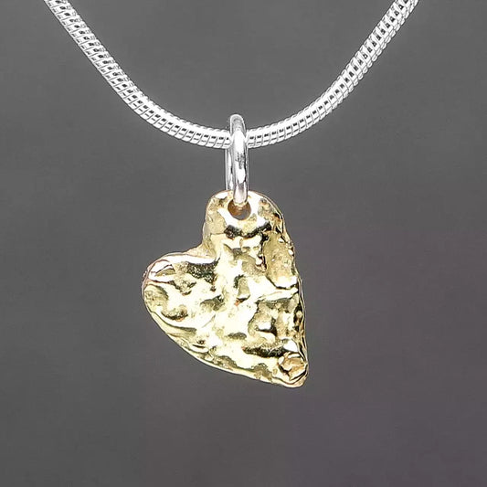 Melt My Heart 18ct Gold Pendant by Silverfish