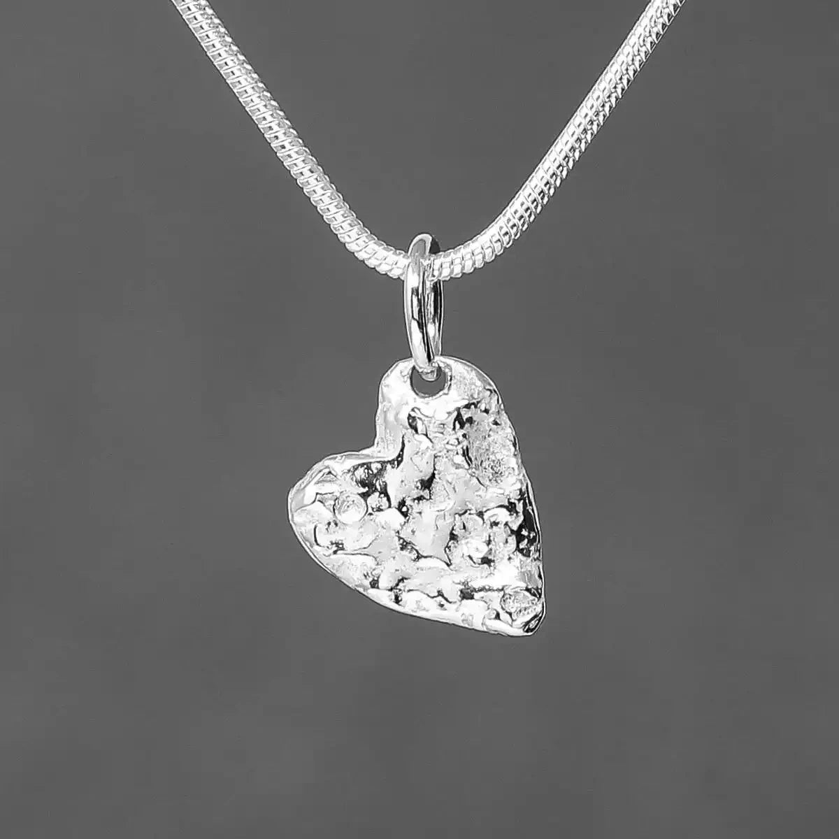 Melt My Heart Silver Pendant by Silverfish