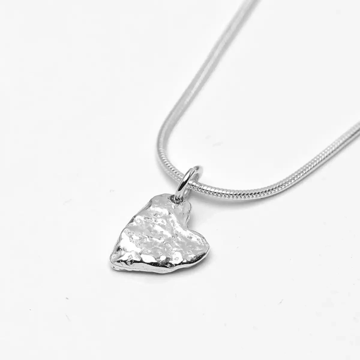 Melt My Heart Silver Pendant by Silverfish