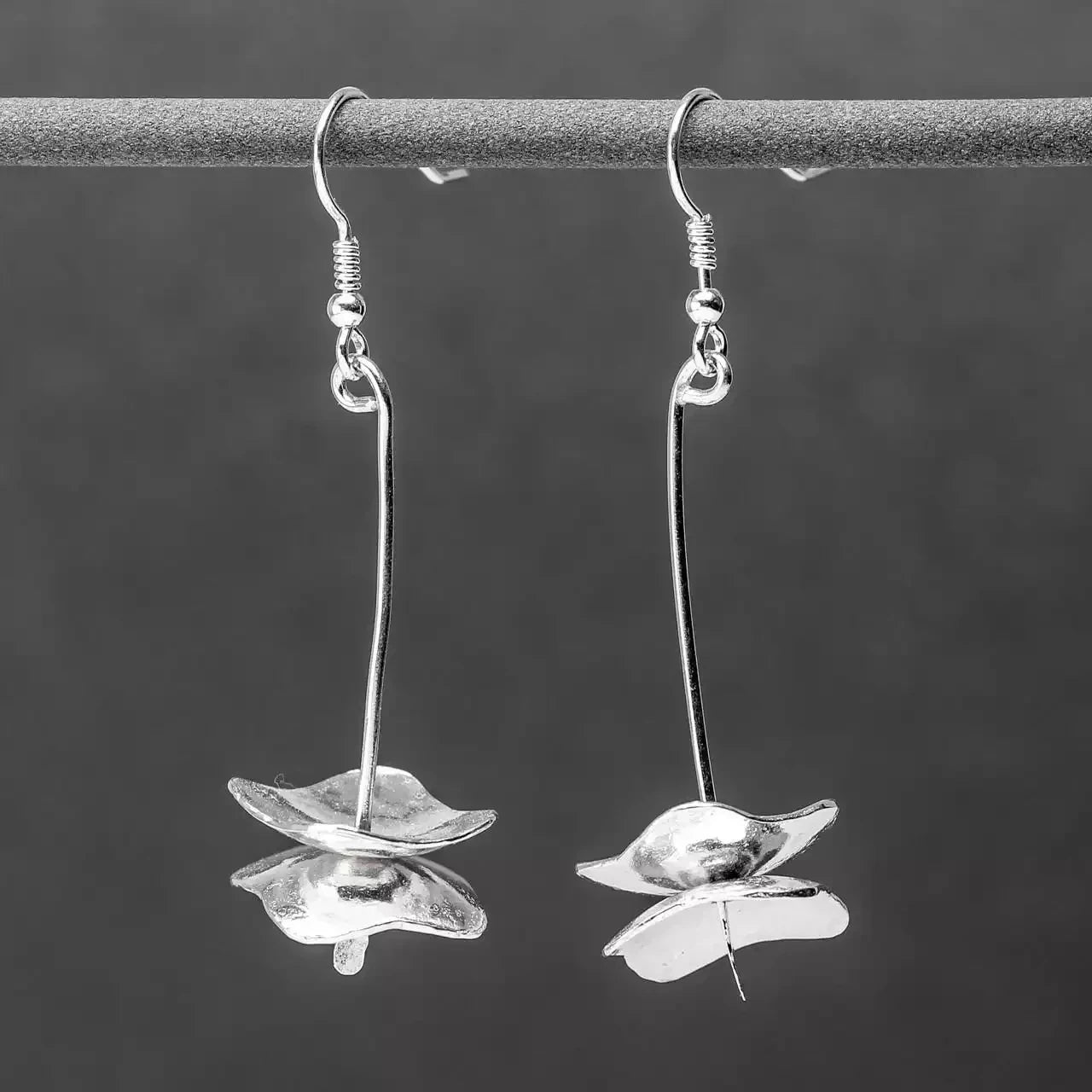 Tinkerbell Silver Drop Earrings by Silverfish