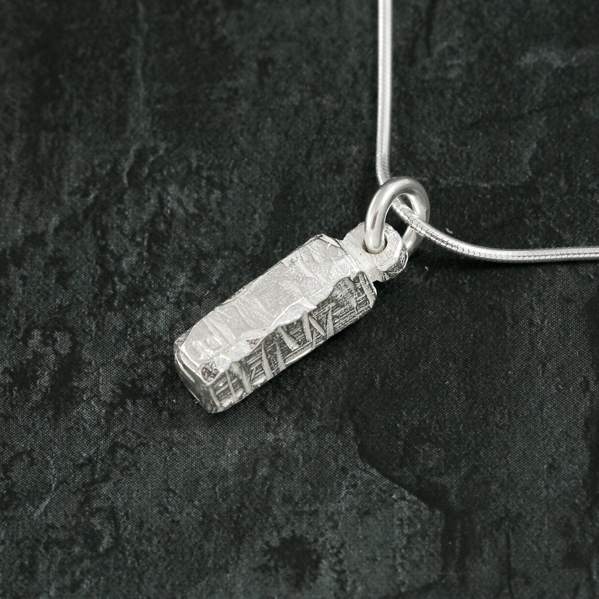 Chunky Silver Pendant by Silverfish