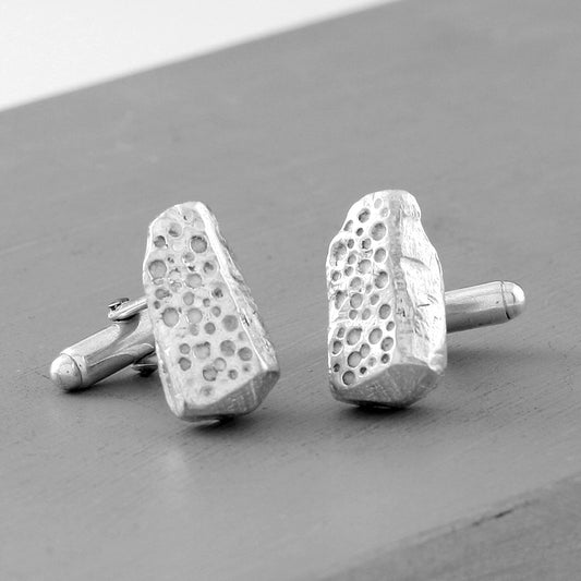 Bachwen Silver Cufflinks by Silverfish