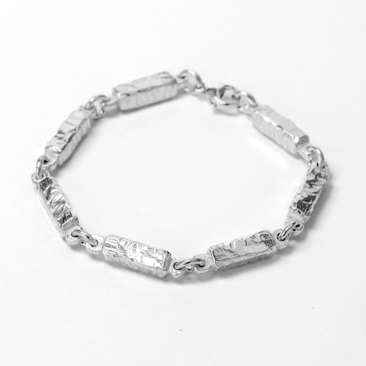 Chunky Silver Bracelet - Full by Silverfish