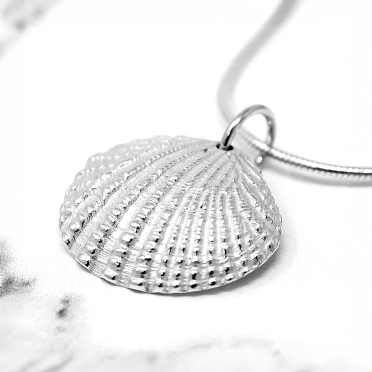 Thai Cockle Pendant - Silver by Silverfish