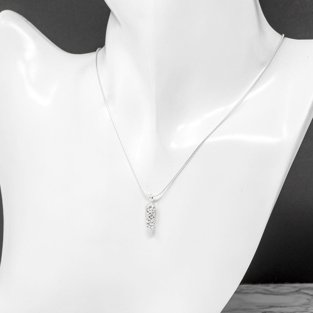 Short Coral Pendant - Silver by Silverfish