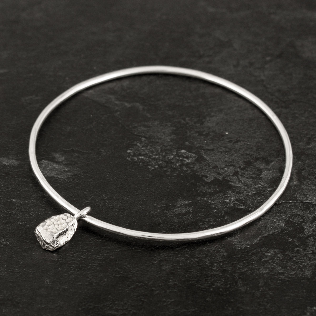 Bachwen Silver Bangle by Silverfish