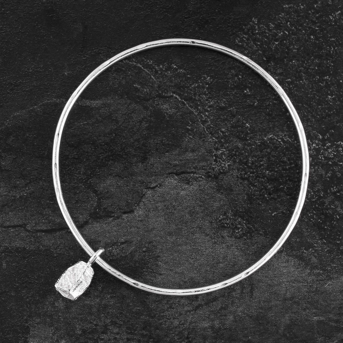 Bachwen Silver Bangle by Silverfish