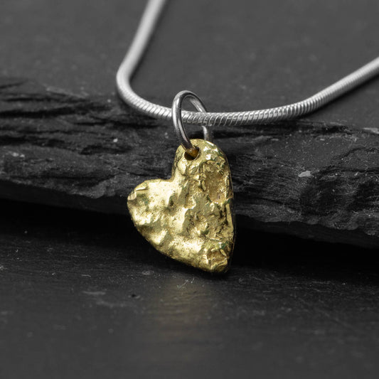 Melt My Heart 18ct Gold Pendant by Silverfish