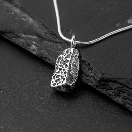 Bachwen Oxidised Silver Pendant by Silverfish