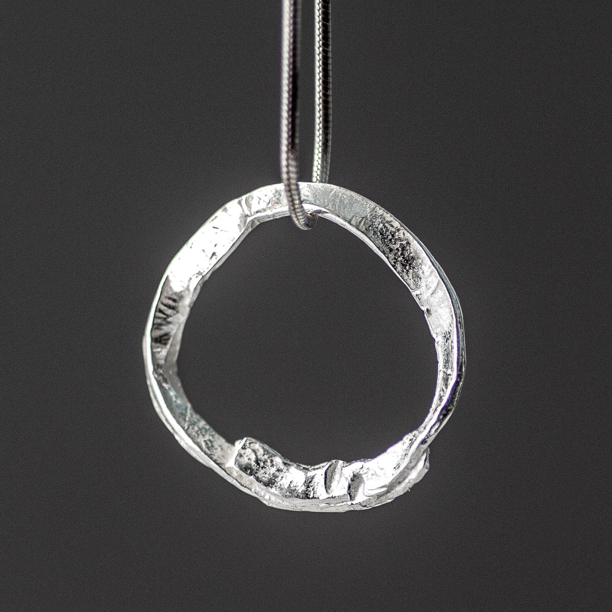 Embrace Silver Pendant - Looped by Silverfish