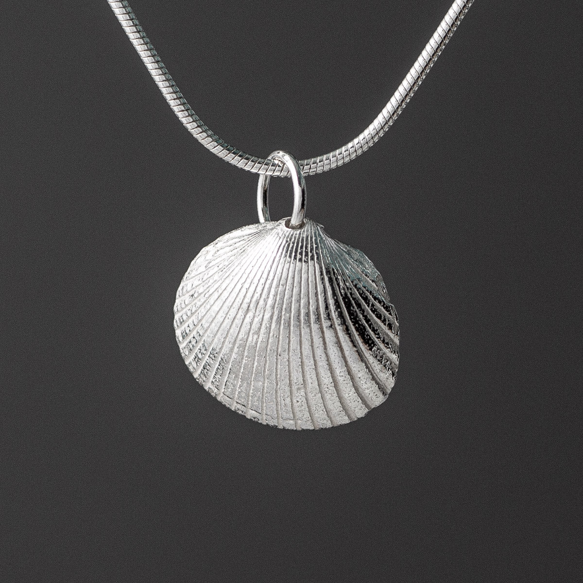 Isles of Scilly Cockle Pendant - Silver by Silverfish