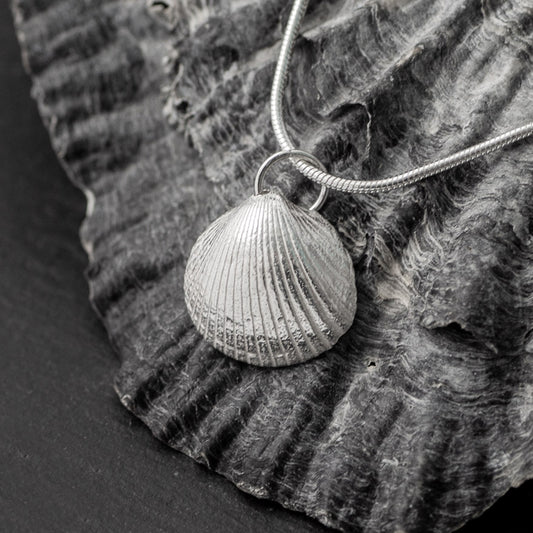 Isles of Scilly Cockle Pendant - Silver by Silverfish