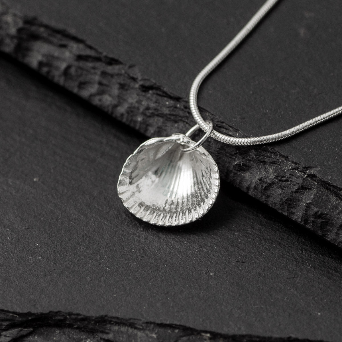 Isles of Scilly Cockle Pendant - Silver by Silverfish