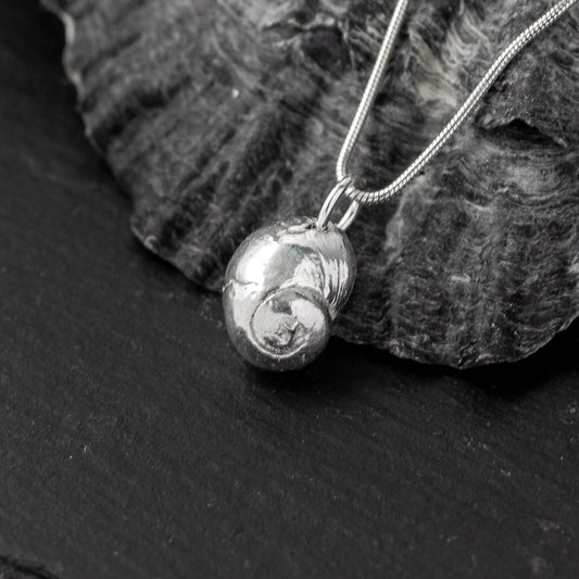 Isles of Scilly Winkle Silver Pendant by Silverfish