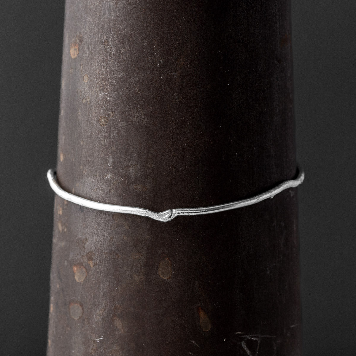 Tendril Silver Bangle by Silverfish