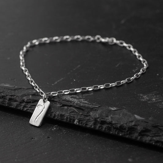 Halberd Silver Bracelet by Silverfish