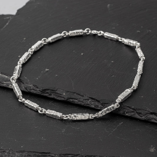 Chunky Silver Necklace - Full 16" by Silverfish