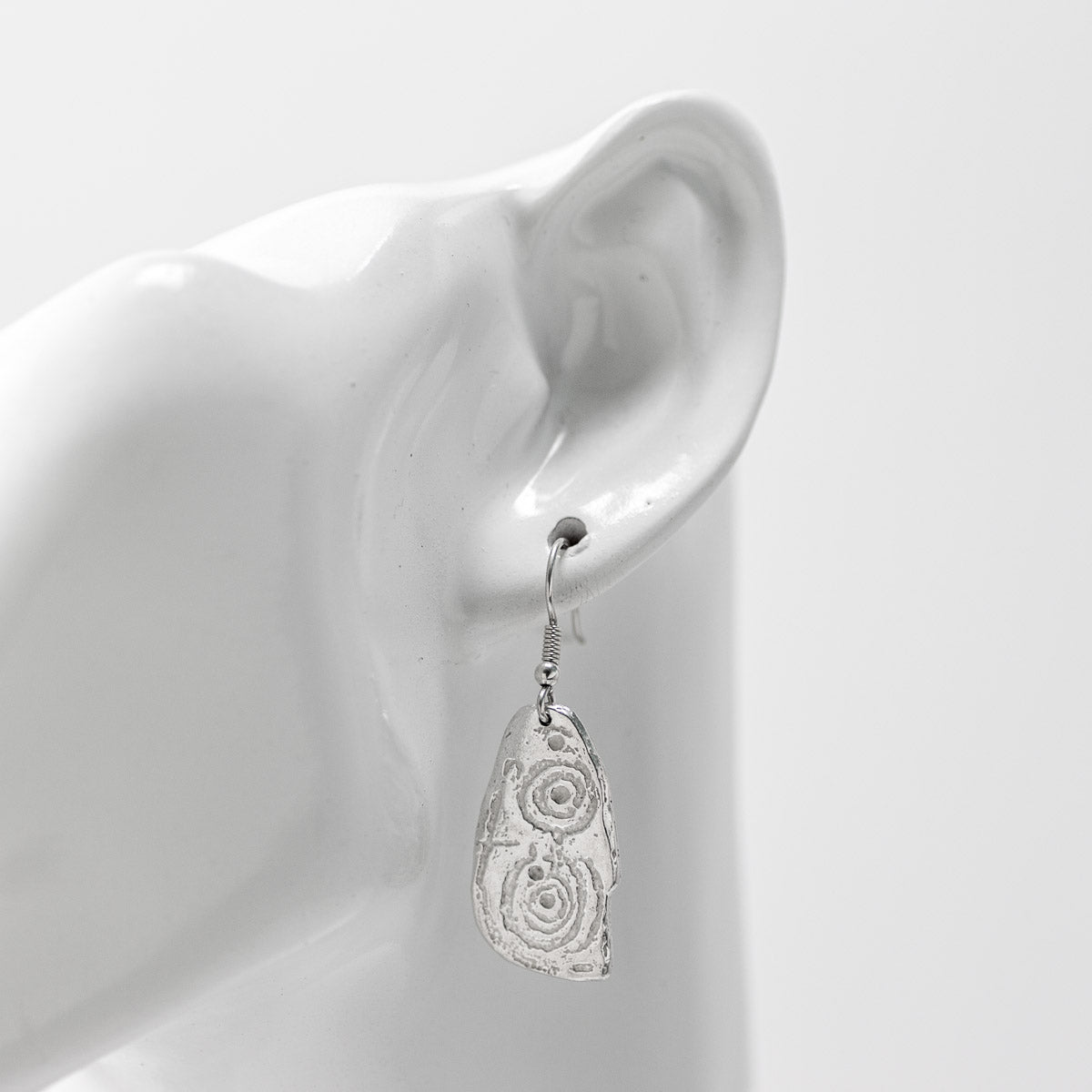 Esgob Silver Drop Earrings by Silverfish Jewellery