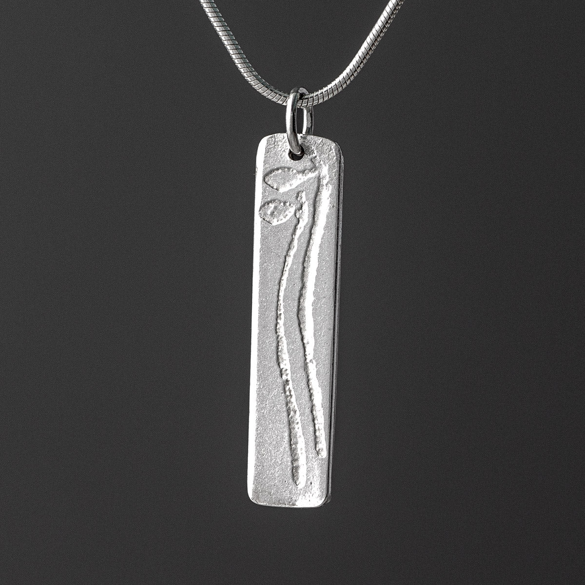 Halberd Silver Pendant - Long by Silverfish