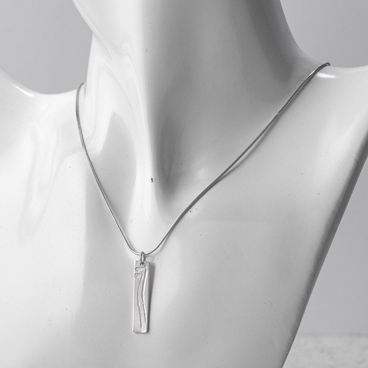 Halberd Silver Pendant - Long by Silverfish