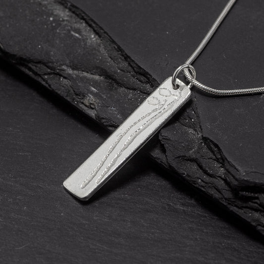 Halberd Silver Pendant - Long by Silverfish