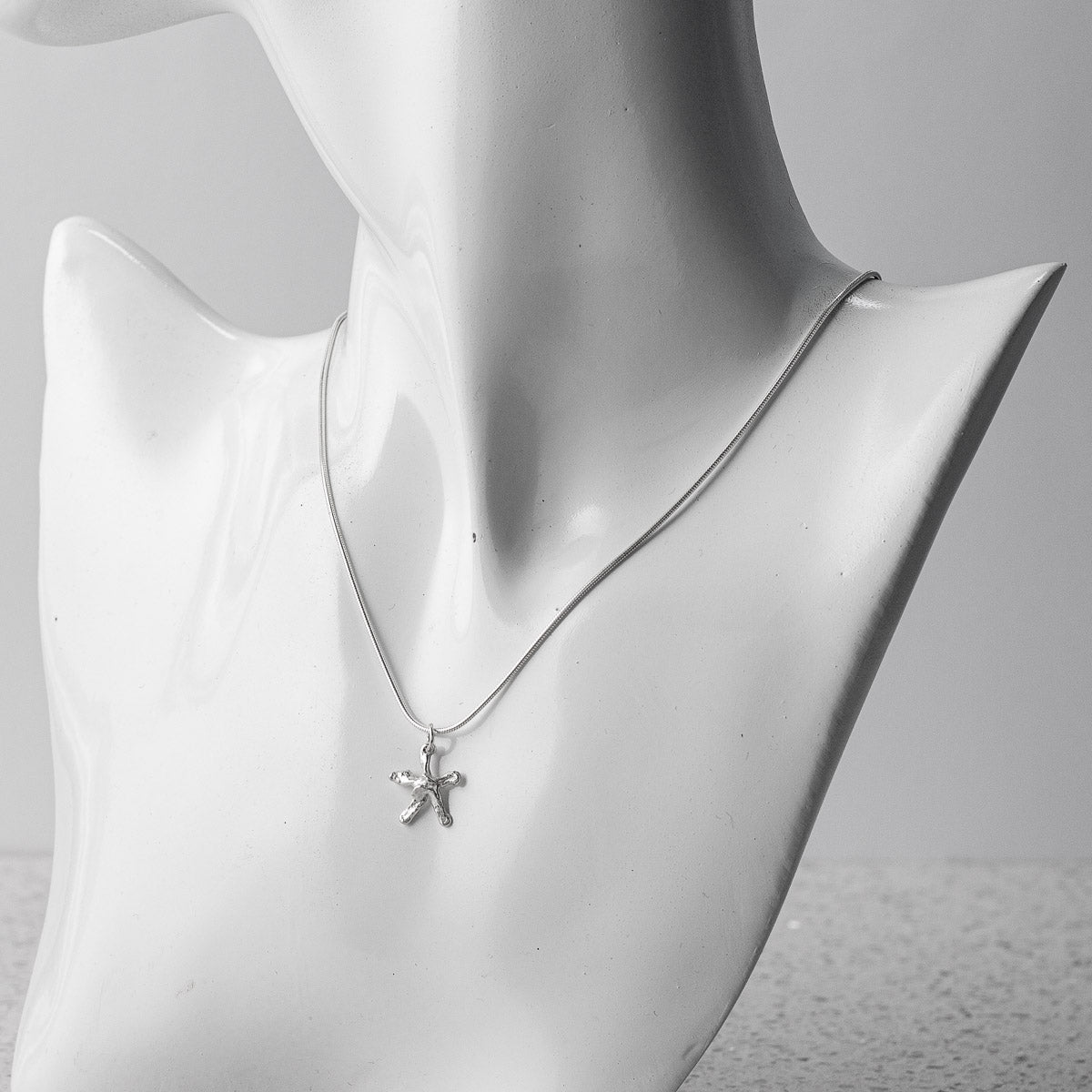 Starfish Pendant - Silver by Silverfish