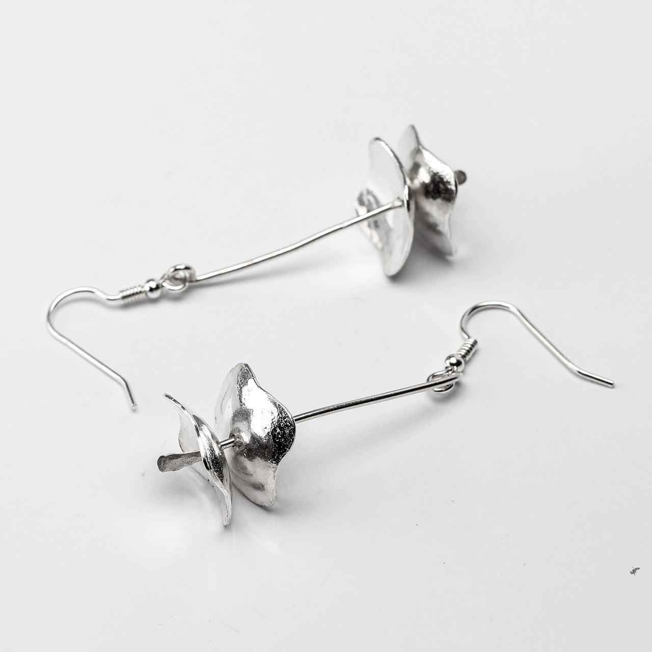 Tinkerbell Silver Drop Earrings by Silverfish