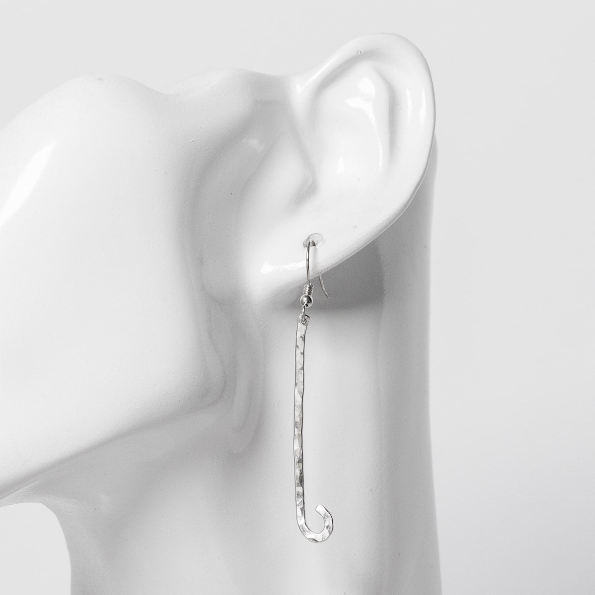 Randoms Silver Drop Earrings 004 by Silverfish